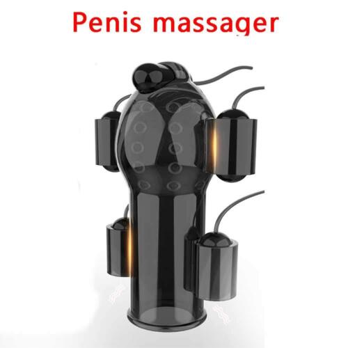Vibrating Penis Head Massager - 100% Waterproof Glans Vibrator for Men