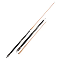 CUE ELF Queue de billard de haute qualité 1/2 en deux parties avec enveloppe en cuir, joint 3/8*8, manche en érable, 20 oz