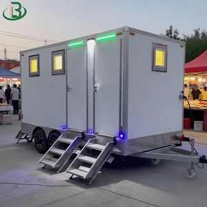 Bagno Portatile su Rimorchio da 3 Metri per Cantieri Edili, Fornitura Diretta dalla Fabbrica - Product Image 1