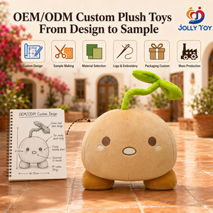 Groothandel op maat gemaakte grappige huilende aardappel knuffel speelgoed groente knuffeldier pluizig stressverlichtend cadeau OEM figuur fabrikant - Product Image 1