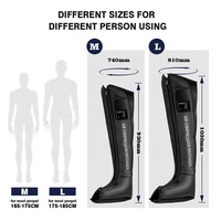 Prix usine 510K 8 niveaux d'intensité sport pressothérapie bottes sans fil 8 chambres Air Compression jambe masseur bottes de récupération