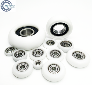 Boog Wiel <span class=keywords><strong>Plastic</strong></span> Pom Nylon Pa66 Pok Gecoate Afgeronde Roller Wielen Full Size Grafiek & Selectie Guide Od 12Mm ~ 84Mm - Product Image 2