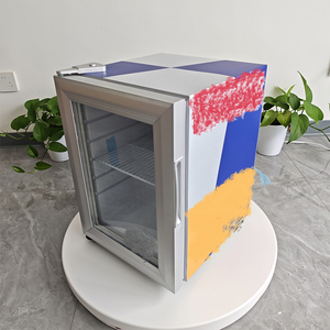 Mini-réfrigérateur à boissons Oumeite SC21 21L avec porte en verre et certification PSE - Product Image 1