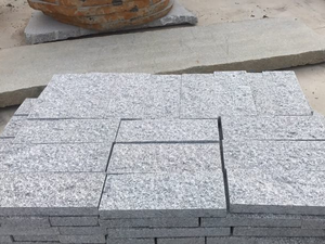 SH đá của nhà máy hiện đại grey <span class=keywords><strong>G623</strong></span> <span class=keywords><strong>Granite</strong></span> đá tự nhiên tường ốp tay đục văn hóa đá Veneer bên ngoài bảng điều khiển biệt thự - Product Image 3