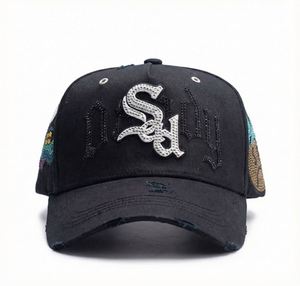 หมวกเบสบอลปักโลโก้ X Sad <span class=keywords><strong>Boyz</strong></span> คุณภาพสูง วัสดุหนังกลับ ปรับแต่งได้ หมวกสามสิบเอ็ดสีดำ Mago Gorras G5 พร้อม NFC - Product Image 4