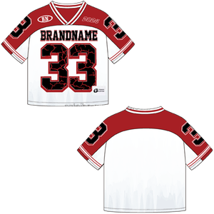 Maillots de football et de basketball personnalisés à épaules tombantes, impression numérique de haute qualité, surdimensionnés, en Spandex/Coton, kits OEM pour hommes - Product Image 6