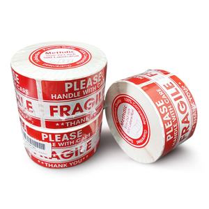 In Stock Handle With Care Warning <b>Stickers</b> Fragile Label Fragile <b>Sticker</b> Labels - Product Image 3