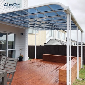 Toiture en polycarbonate, couverture <span class=keywords><strong>de</strong></span> patio, <span class=keywords><strong>auvent</strong></span> en aluminium pour <span class=keywords><strong>balcon</strong></span> extérieur - Product Image 2