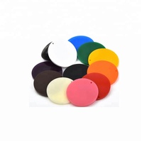 Disques acryliques de couleur pastel, cercles ronds en plastique personnalisés