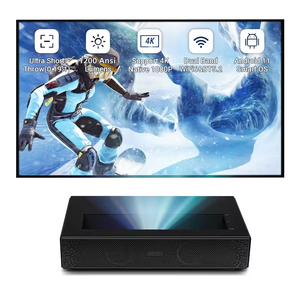 U1 4K Laser Chiếu 1200 ANSI Siêu Ngắn Ném Ba 4K Laser Chiếu Đầy Đủ HD 1080P Video Rạp Hát Tại Nhà Laser 4K Chiếu - Product Image 1