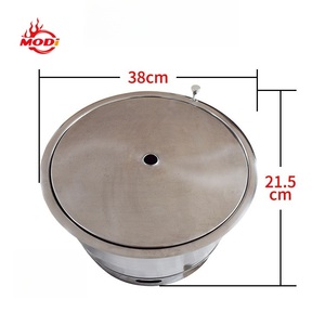 Brasero para <span class=keywords><strong>Barbacoa</strong></span> Modi de 14 Pulgadas, Parrilla de Carbón, Equipo para Restaurante, Interior, Corea, con Cenicero - Product Image 3