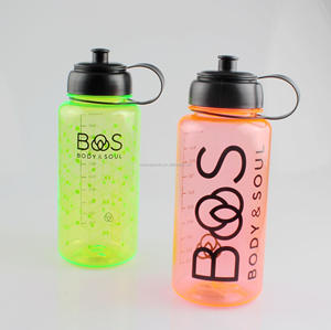 Bouteille d'eau en plastique sans BPA, couleurs assorties, pour le sport et l'usage quotidien, ne convient pas pour la salle de sport, logo personnalisé, fabriqué au Vietnam - Product Image 3