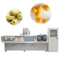 Nouvelle Machine Automatique à Snacks Soufflés, Extrudeuse à Double Vis Inclinée, en Acier Inoxydable 304, pour la Fabrication de Chips de Maïs Hautement Gonflées