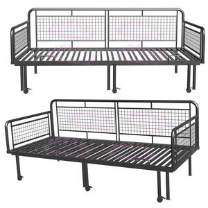 Struttura <span class=keywords><strong>letto</strong></span> telescopica in ferro saldato, semplice e versatile, stile nordico, per <span class=keywords><strong>letto</strong></span> singolo king size, <span class=keywords><strong>letto</strong></span> <span class=keywords><strong>divano</strong></span> <span class=keywords><strong>letto</strong></span>, <span class=keywords><strong>letto</strong></span> in metallo per casa e giorno - Product Image 5