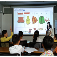 Prix de gros pour tableau interactif intelligent à écran multi-touch de 115, 110, 55, 65, 86, 98, 75 pouces pour l'éducation