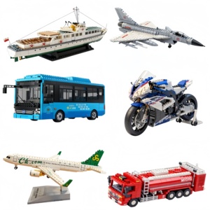 Set <span class=keywords><strong>di</strong></span> Blocchi da Costruzione Creativi Personalizzabili, Inclusi Mattoncini, Modellini <span class=keywords><strong>di</strong></span> Auto, Figure e Scene – Produzione OEM ODM Su Misura per Regali - Product Image 3