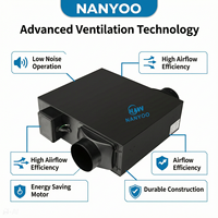 Ventilation Centrale Résidentielle : Ventilateur HRV/ERV Double Bidirectionnel pour Plafond, Silencieux, Intelligent, Efficace, Personnalisable OEM ODM