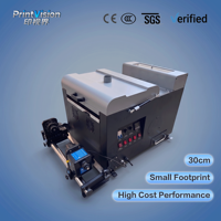 Machine à secouer la poudre DTF de 30 cm (12 pouces) avec fonction de séchage et de polymérisation par chauffage supérieur et refroidissement à air froid pour l'impression textile