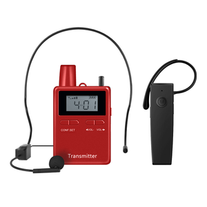 ระบบไกด์นำเที่ยวไร้สาย2.4G HD ตะขอเกี่ยวหูคุณภาพเสียงระดับ200M การส่งสัญญาณไร้สิ่งกีดขวางเหมาะสำหรับการนมัสการในโบสถ์/ไกด์นำเที่ยว - Product Image 3