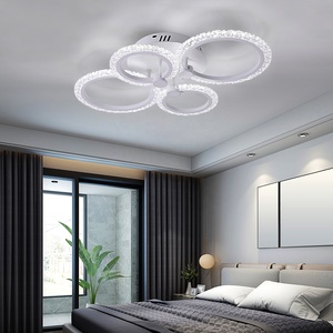 モダンな40W 74W LEDアクリル天井ランプ家庭用装飾ペンダント照明 - Product Image 4