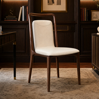 Fournisseur de meubles chinois, chaises de salle à manger modernes de luxe pour restaurant, chaise à dossier en forme de selle nordique personnalisée pour salon