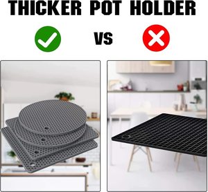 蜂窝状耐热锅垫 - 防水、超厚、多种颜色可选、灵活耐用，带挂孔 - Product Image 4