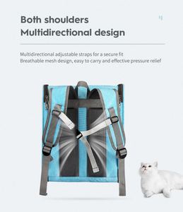 BSCI Factory factory direct price foldable panoramic pet <b>carry</b> <b>backpack</b> Oxford camping <b>cat</b> breathable <b>backpack</b> - Product Image 4