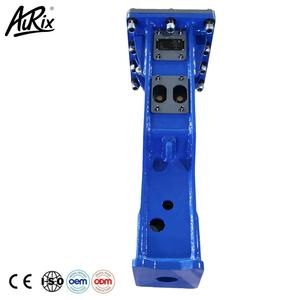 פטיש הידראולי לשבירת סלעים מדגם AURIX-HB <span class=keywords><strong>SB30</strong></span> לחיבור למחפר מיני, בעל כושר עבודה של 0.5-7 טון, מתאים לתעשיות בנייה וכרייה. - Product Image 2