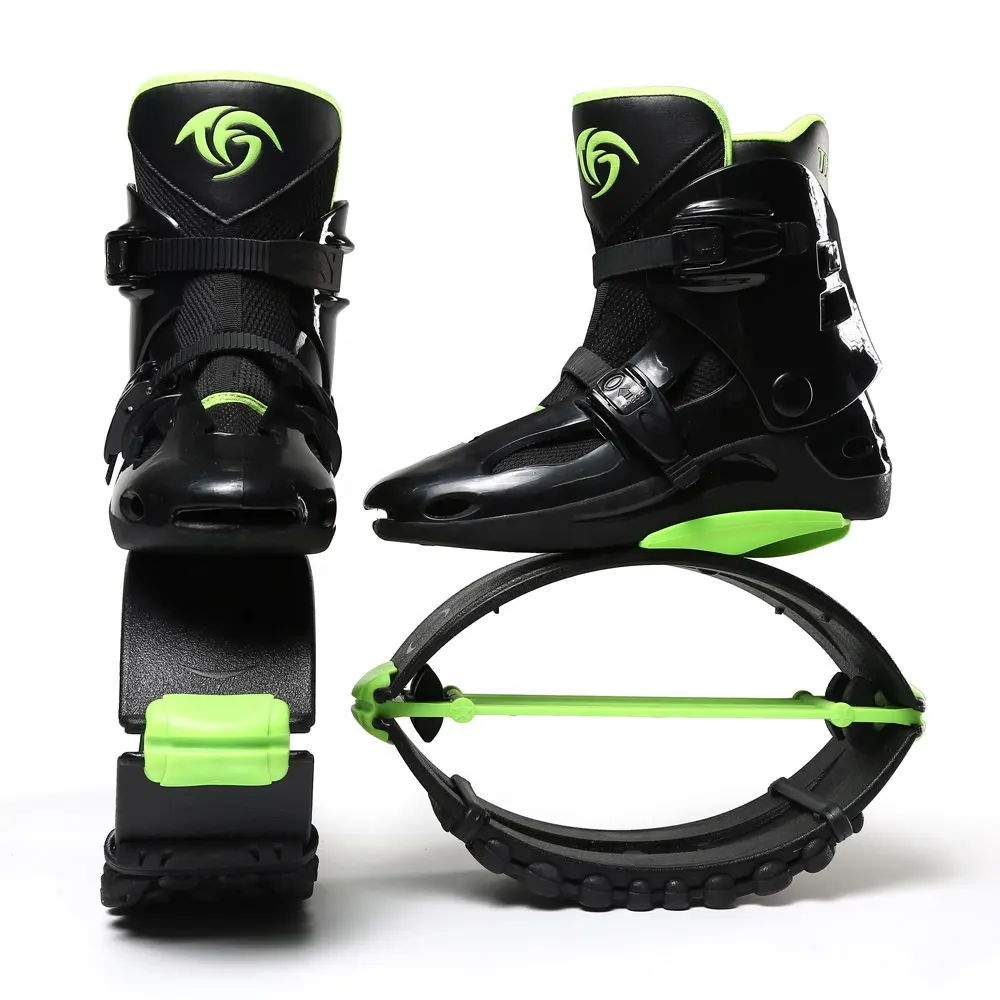 TFanJump fitness new Black/Green colors Jumping Shoes