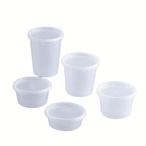 Gobelets alimentaires en gros de 8 oz et 12 oz avec logo personnalisé OEM, inviolables et sécurisés, pour soupes et préparation de repas - Product Image 1