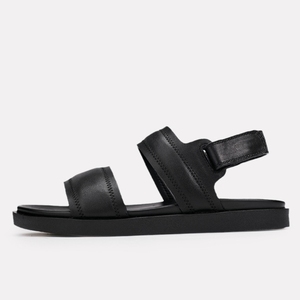 Sandales d'extérieur pour hommes en cuir de vache 100% authentique, mules, sabots, confortables, respirantes, antidérapantes, chaussures d'été - Product Image 5