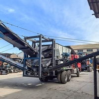 Haute qualité tracteur exploitation camion monté remorque Mobile Rock pierre concasseur à mâchoires usine de concassage minerai concasseur à mâchoires