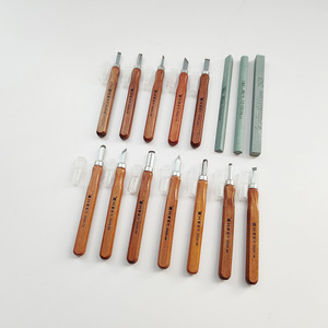 Wood Carving Knife Set 15Pcs Chisel Kit For Woodworking Root Clay Carving DIY Tools - Product Image 2