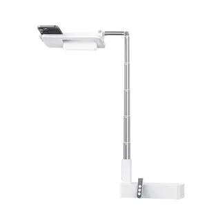 USAMS ZB265 New Fashion Portable Adjust Foldable LED Dimmable Fill Lamp Photography Light Kit Phone Holder For Live Stream Vlog