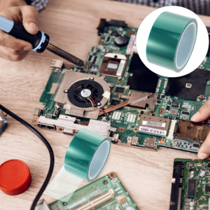 <span class=keywords><strong>2025</strong></span> nhiệt độ cao màu xanh lá cây Polyester vật nuôi che băng không thấm nước áp lực nhạy cảm Silicone polyimide băng cho cách nhiệt - Product Image 3