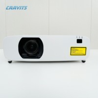 Projecteur CAAVITS 5000 Lumens, projecteur laser 4K 3LCD, haute luminosité 4K pour salle de conférence, réunions d'entreprise