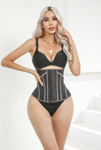 Corsetto Modellante Traspirante Eco-Friendly con Ganci, Cintura Contenitiva per Pancia, Taglie Forti da Donna, Effetto Snellente, Personalizzabile con Logo, per <span class=keywords><strong>Sauna</strong></span> - ODM/OEM - Product Image 2