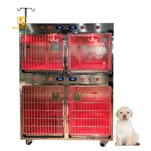 EUR PET Best Selling Oxygen Dog Icu Cage Veterinary Instrument For Animal Veterinary Oxygen Supply Cage