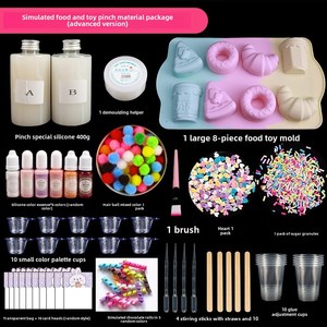 Kit de jouets à presser créatifs en silicone faits à la main, motif patte de chat populaire, pour le jeu alimentaire et le soulagement du stress, pour enfants et étudiants, en plastique - Product Image 3