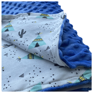 ผ้าห่มมิงกี้สองด้านสำหรับเด็กทารกผ้าห่มมิงกี้ถักแบบอุ่นนุ่มเป็นพิเศษสำหรับเด็กออกแบบได้ตามที่ต้องการ - Product Image 5