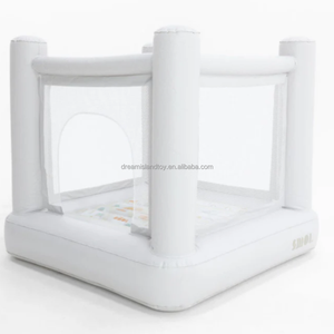 Castillo Inflable Blanco para Niños de 3 a 6 Años con Bomba Integrada, Casa de Brinco para Jugar - Product Image 5