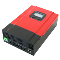 Controlador de Carga Solar MPPT para RV y Hogar, 12V 24V 36V 48V 20A~60A, Regulador de Carga de Batería Solar con Pantalla LCD Retroiluminada