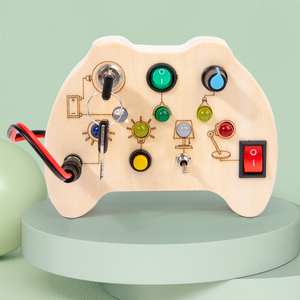 Giáo dục mầm non trẻ em sản phẩm giáo dục mới bận rộn Câu Đố giáo dục sớm tương tự đào tạo chuyển đổi điện tử bận rộn bảng đồ chơi bằng gỗ - Product Image 4