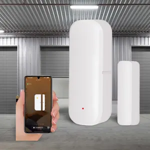 Sensor de porta wi-fi sem alarme central, sensor de porta para loja tuya janela ns