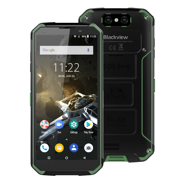 Blackview BV9500 Plus Thermal Camera Mobile Phone Helio P70 5.7inch 4GB+64GB IP68 Rugged Smartphone 16MP Quad Rear Camera