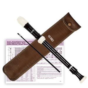 <span class=keywords><strong>Flauta</strong></span> Dulce de 8 Orificios Estilo Inglés y Alemán con Estuche de Cuero, Precio Bajo al por Mayor - Product Image 1