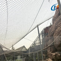 Type de virole flexible 304 316 filet de zoo de volière d'oiseau de maille de câble métallique d'acier inoxydable pour la protection de zoo