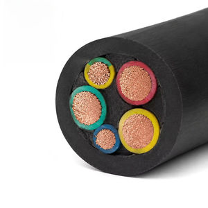Câble d'alimentation flexible en caoutchouc robuste H07RN-F avec isolation EPR et gaine en caoutchouc chloroprène, 3 à 5 conducteurs - Product Image 1