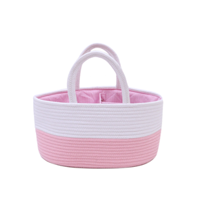 Cesta de pañales para bebés con cuerda de algodón, superventas, diseño personalizado, nuevo estilo <span class=keywords><strong>2023</strong></span> - Product Image 5