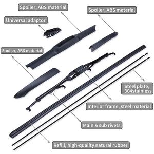 Ktion-limpiaparabrisas Universal híbrido para todas las estaciones, <span class=keywords><strong>accesorios</strong></span> de coche, fabricante de fábrica, venta al por mayor - Product Image 5